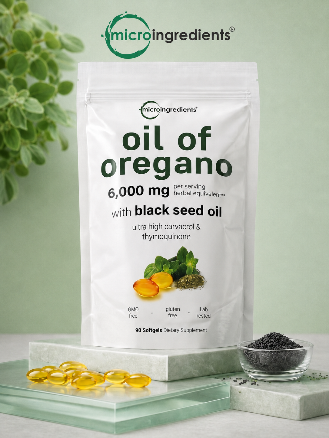 Aceite de Orégano en Softgels — 90 cápsulas